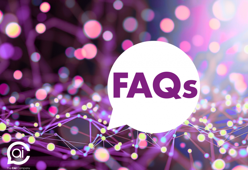Bright, connected, and conversational - The CAI Company answers your AI FAQs.