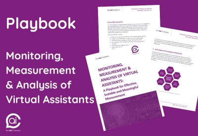 Playbook: Monitoring, Measurement and Analysis of Virtual assistants with 3 pages of the playbook